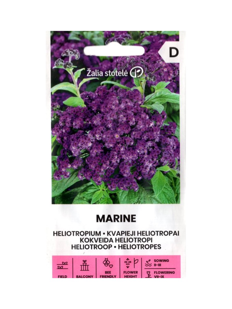 Heliotropas kvapusis 'Marine' 0,1 g