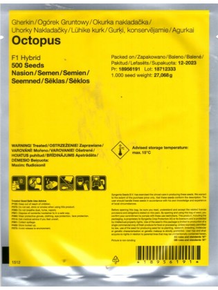 Agurkai paprastieji 'Octopus' H, 500 sėklų