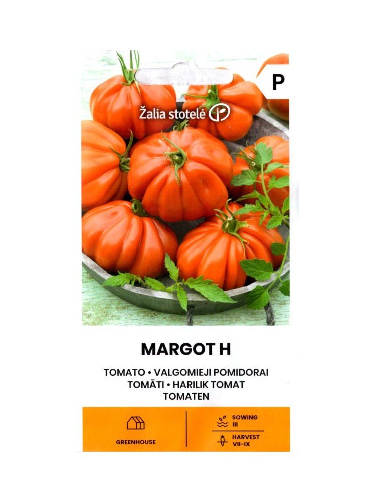 Pomidorai 'Margot' H, 5 sėklos