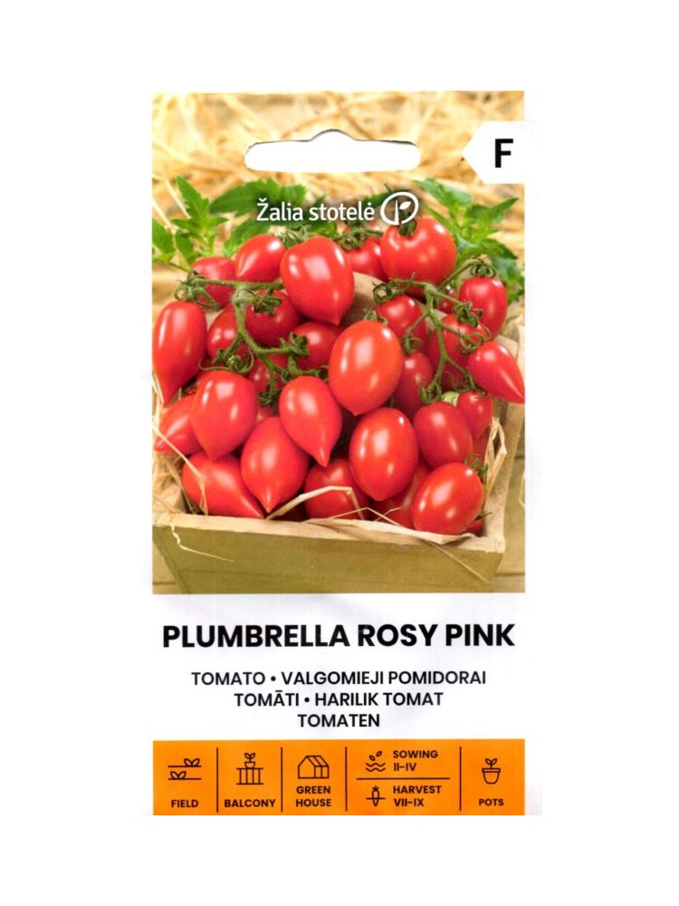 Pomidorai 'Plumbrella Rosy Pink' 5 sėklos