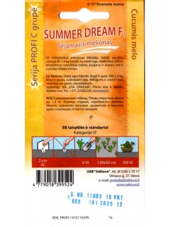 Melon 'Summer Dream' F1, 10 graines