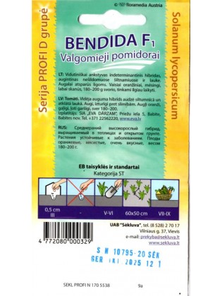 Tomat ''Bendida' H, 25 seemet