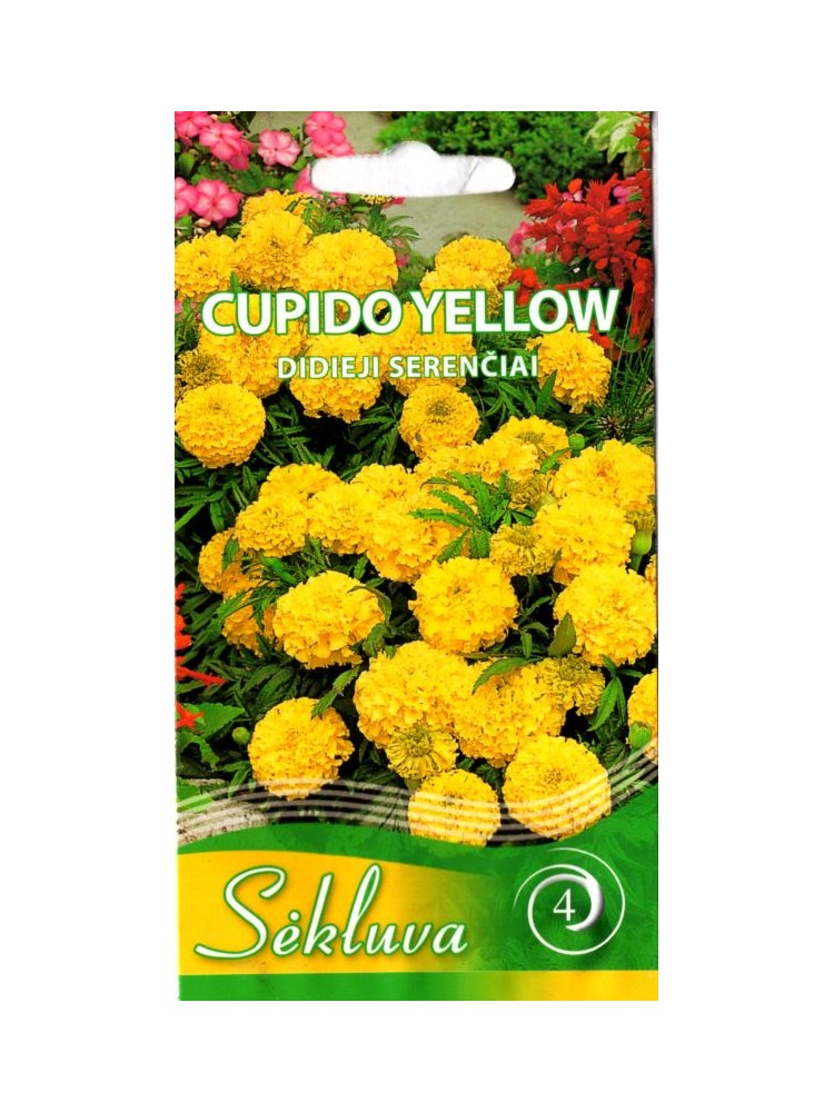 Бархатцы прямостоячие 'Cupido Yellow' 0,3 г