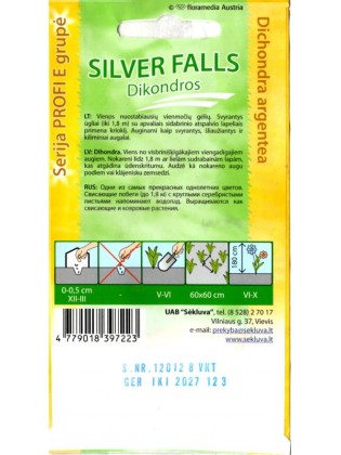 Дихондра серебристая 'Silver Falls' 10 семян